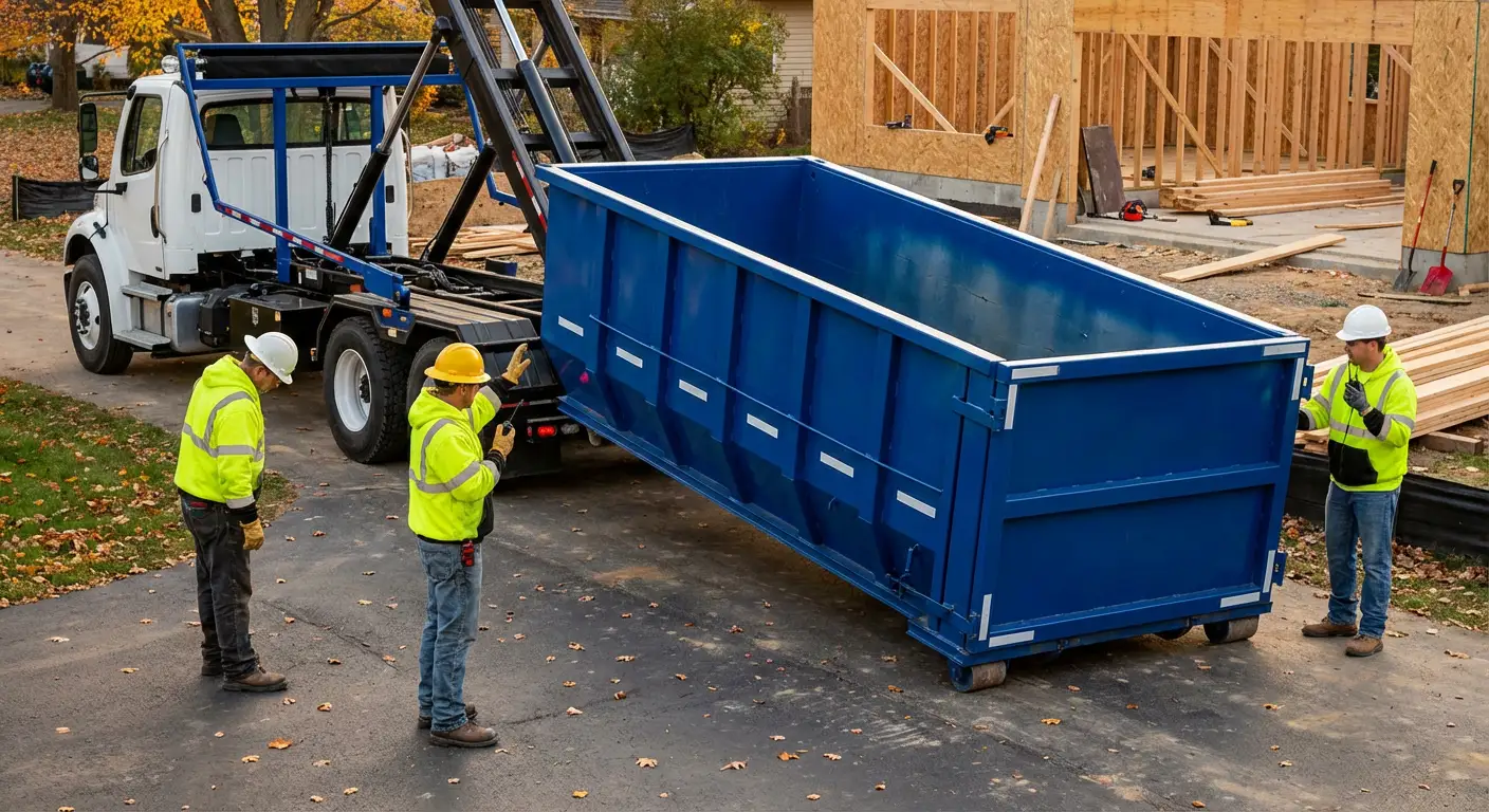 Construction dumpster delivery and waste management in Hollywood, FL