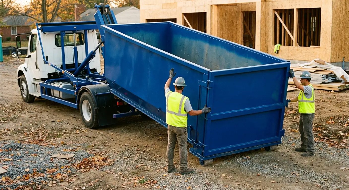 Construction dumpster delivery and waste management in Hollywood, FL